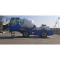 Portable mini used concrete mixer truck with pump